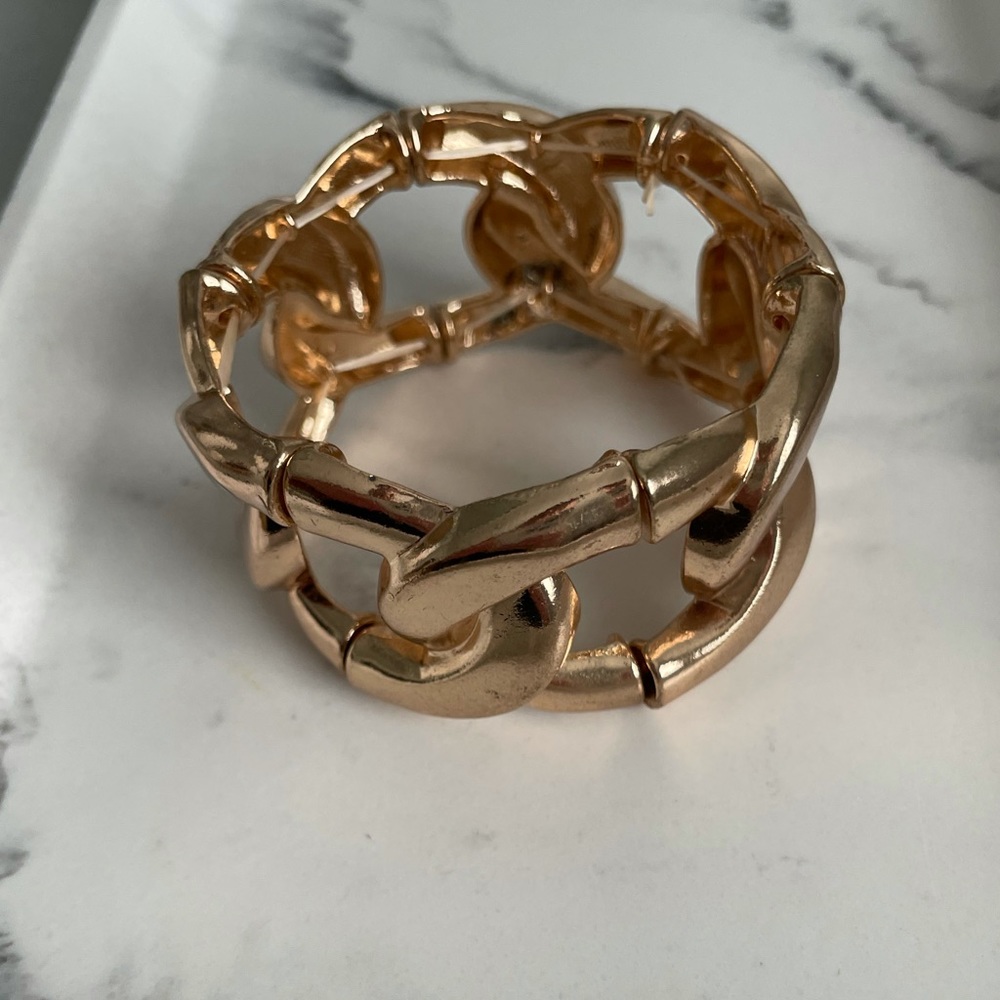 Gold Statement Bracelet - Picture 3 of 5